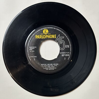 EP☆BEATLES☆Million Sellers UK Y/B Parlop The Beatles' Hits [7