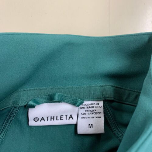 ATHLETA Salutation Crop Jacket Women's Size US M Trillium Green - Picture 4 of 6