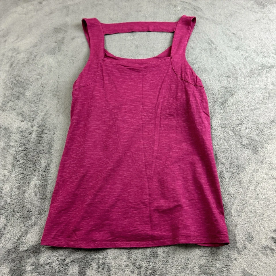 Horny Toad Womens Tank Size M Purple Athletic Stretch Classic Outdoors Logo Foto 2 de 4