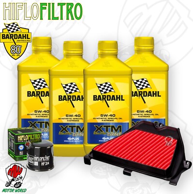 Inspektionskit Öl Bardahl XTM 5W40 + Filter Honda CBR 600 RR 2005