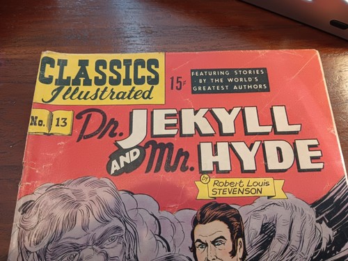 Classics Illustrated #13 Dr. Jeykll and Mr. Hyde USED IN SOTI Key comic - Picture 2 of 7