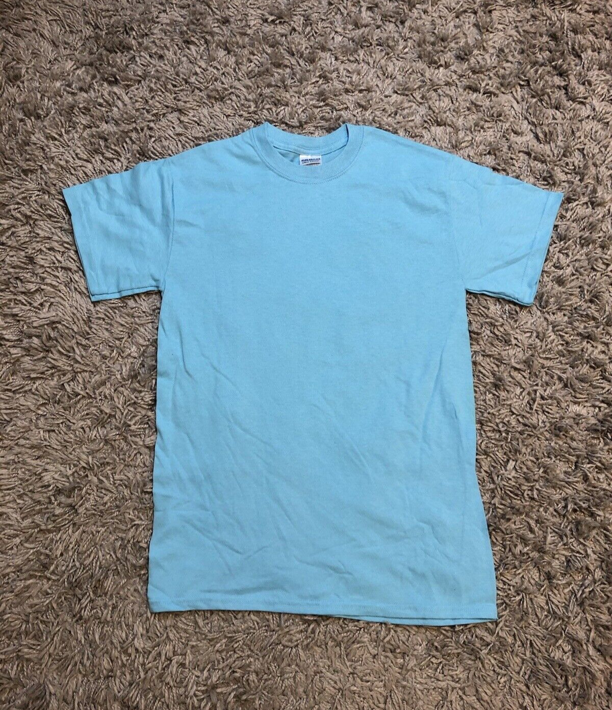 Gildan Ultra Cotton Blank T Shirt Size Small Light Bl… - Gem