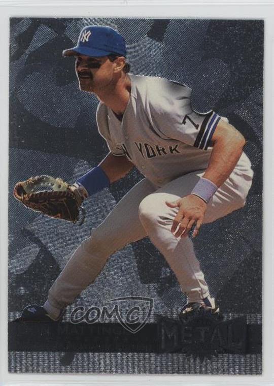 1996 Fleer Metal Universe Platinum Edition Don Mattingly #90
