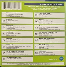 SF257   SUNFLY KARAOKE CDG VERY RARE, NOT SOLD IN THE USA LOT UK