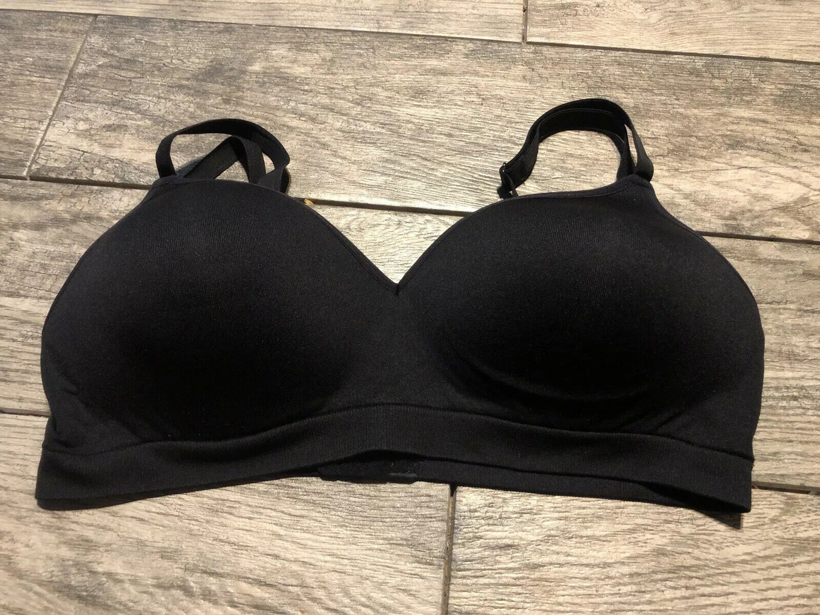 Fruit Of The Loom Beyond Soft Smooth Underwire Black Bra 36 DD 97431