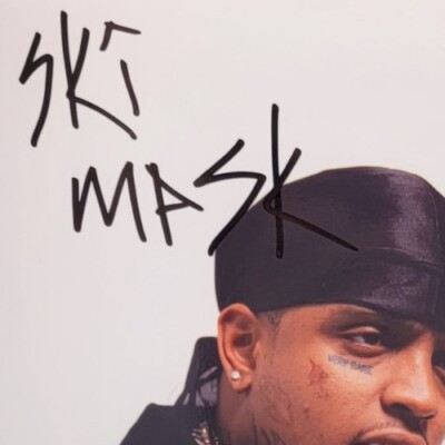 SKI MASK THE SLUMP GOD RAPPER RAP HIP HOP SIGNED 8X10 PHOTO COA | eBay