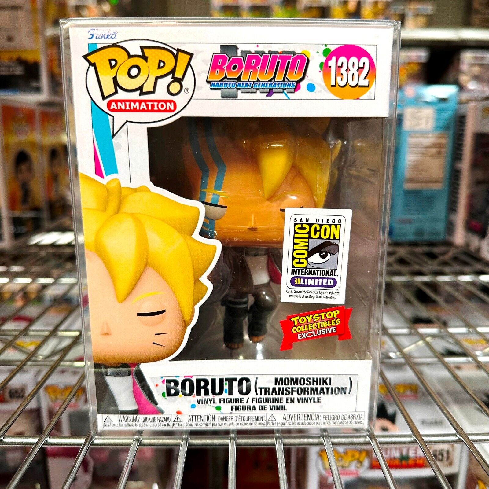  Funko Pop! Boruto: Boruto (Momoshiki Transformation) Anime  Vinyl Figure Exclusive : Toys & Games