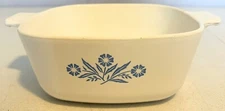 Vintage Corning Ware Blue Cornflower 1.5 Quart Casserole No Lid - P-1 1/2-B USA 