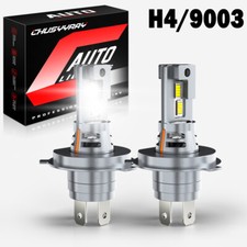 For Mazda 626 1998-2002 2X 9003 H4 6000K White LED Headlight Hi Lo Beam Bulbs