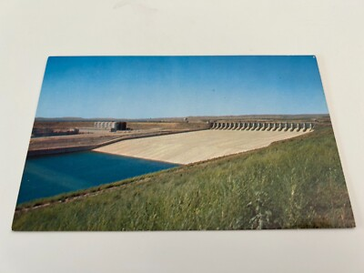 #ad Fort Randall Dam and Reservoir at Pickstown South Dakota Postcard $2.00