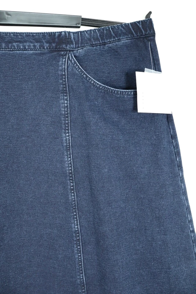 NWT DREAM JEANNES By QUACKER FACTORY Women A-Line Skirt Denim Jean Blue 2X Plus - Image 4 of 4