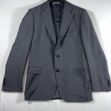 Canali Blazer Sport Coat Made In Italy With 2 Buttons Jacket Textured Fabric