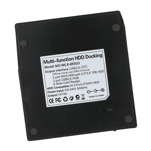 2.5"3.5" USB3.0 HDD Hard Drive Docking Station Reader OTB/OTC H6D9 - Afbeelding 11 van 12