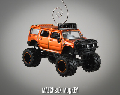 NEW! Custom 2003 Hummer H2 SUV Truck 1/64 Christmas Ornament