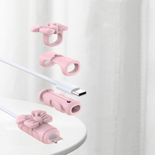 Cord Saver Cable Protector Silicone Silicone Cover for Samsung/Huawei/Xiaomi - Zdjęcie 3 z 19