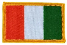 Patch Embroidered Patch Flag / Irish/ Ireland/Thermoadhesive