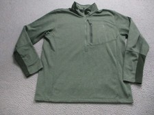 The North Face Sweater Mens Extra Large Green 1/2 Zip Canyonlands Outdoor Hiking