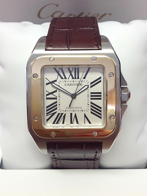 mens cartier santos watch