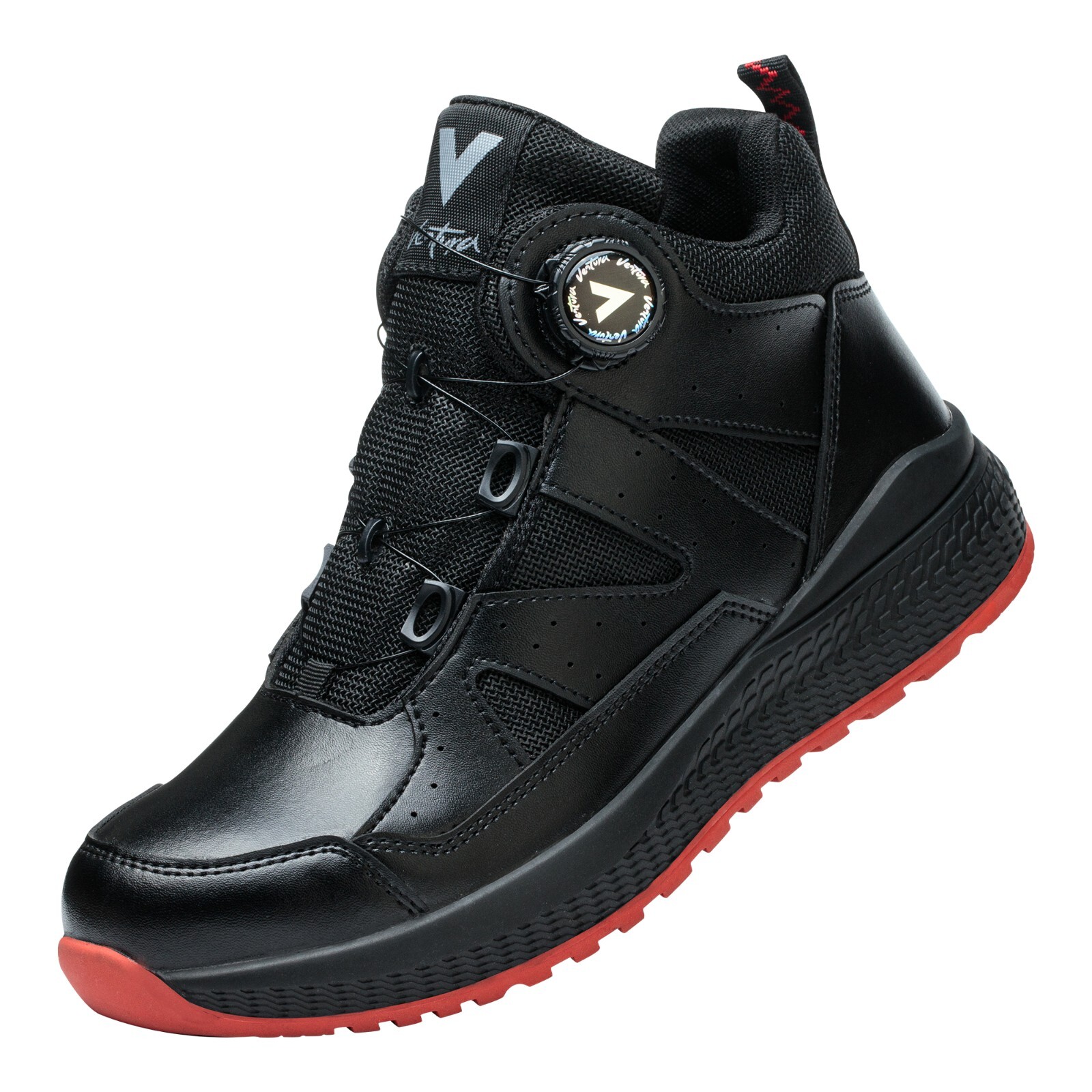 Men's Waterproof Composite Toe Work Boots Slip Resistant Durable Safety Shoes