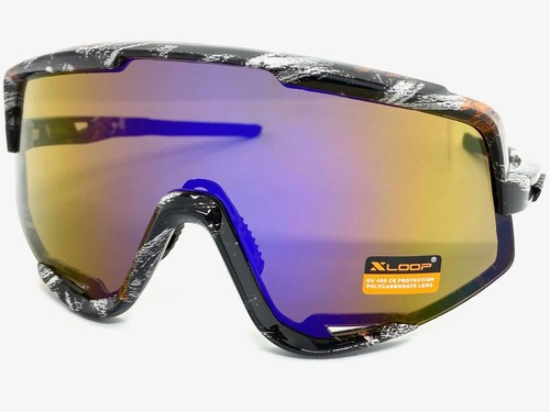 WHOLESALE LOT Men Oversized Sports Wrap Biker Cycling Shield SUNGLASSES 12 Pairs - Picture 14 of 24