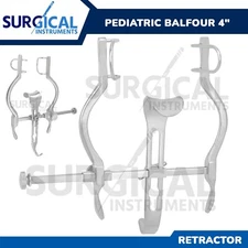 Pediatric Balfour Retractor 4" Spread Surgical Medical Instruments German Grade