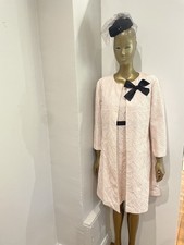 Stunning Paule Ka Blush Pink Jacquard Dress And Coat Size 44 Mother Of The Bride