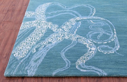 New Rug USA Octopus Handmade Tufted Modern Design 100% Woolen Area Rugs - Picture 59 of 72