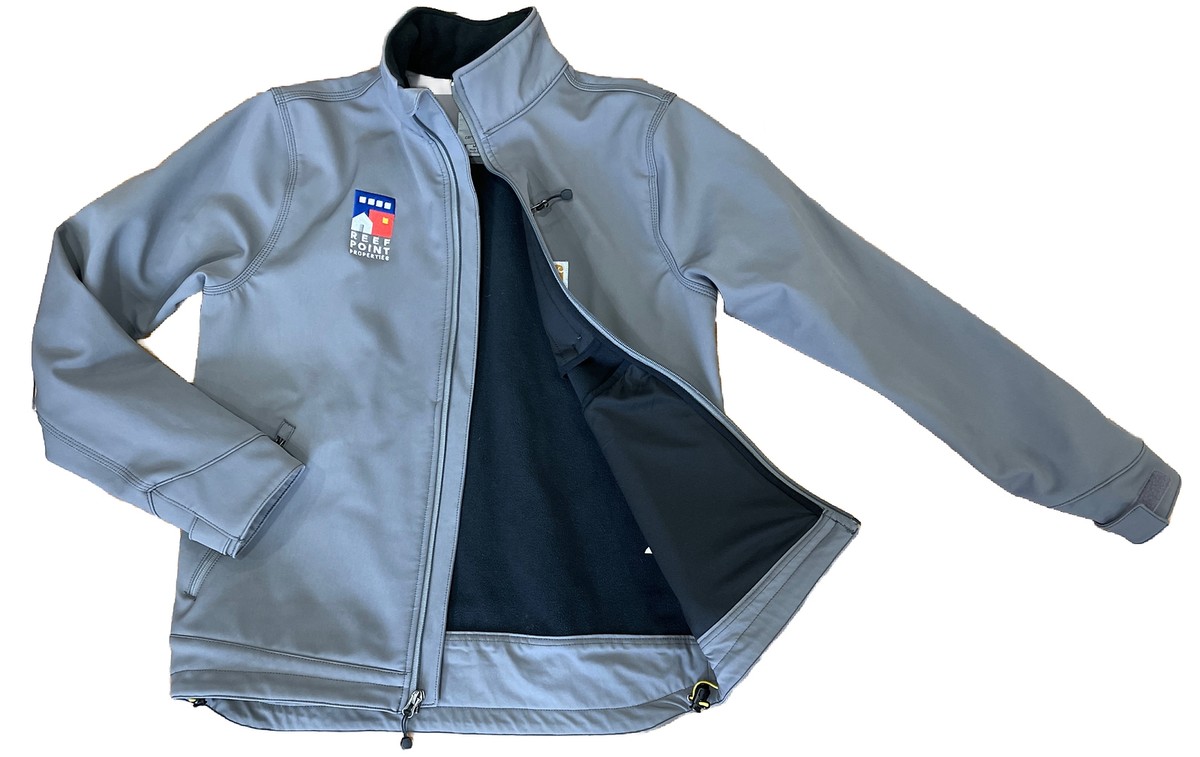 Carhartt Rain Defender Softshell Jacket Gray Men's Size M Relaxed