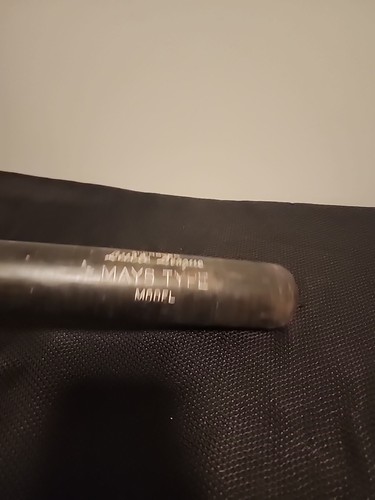 VINTAGE BLACK ADIRONDACK 4100J DOLGEVILLE WHITE ASH WOOD BASEBALL BAT MAYS TYPE - Picture 2 of 10