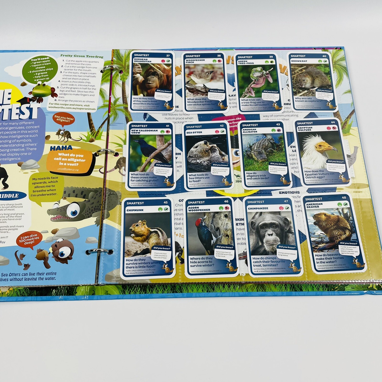Super Animals Taronga Woolworths Activity and Collector's Album With 108  Cards for sale online | eBay