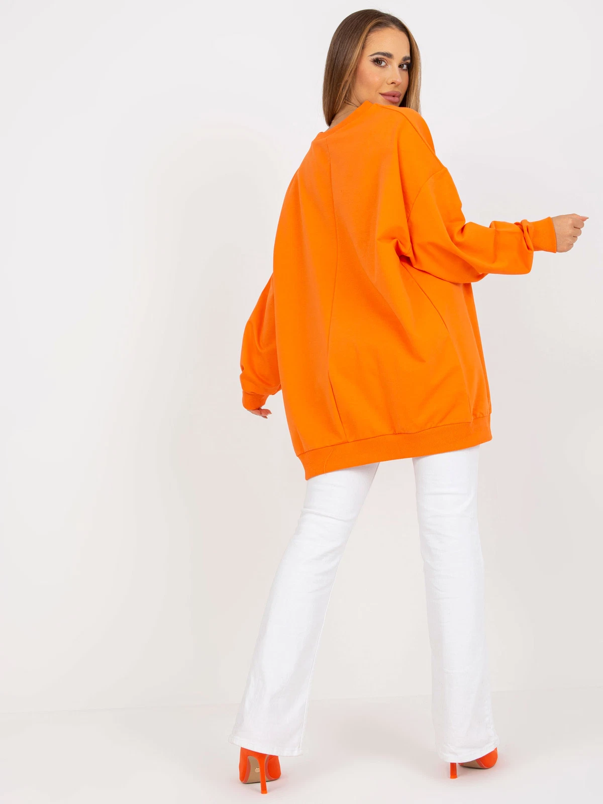 VETEMENTS Maglione donna pullover felpa con cappuccio