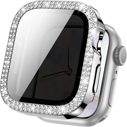Bling Screen Protector Compatible for Apple Watch Series 10 9 8 7 6 5 4 SE 2 41M - Zdjęcie 9 z 21