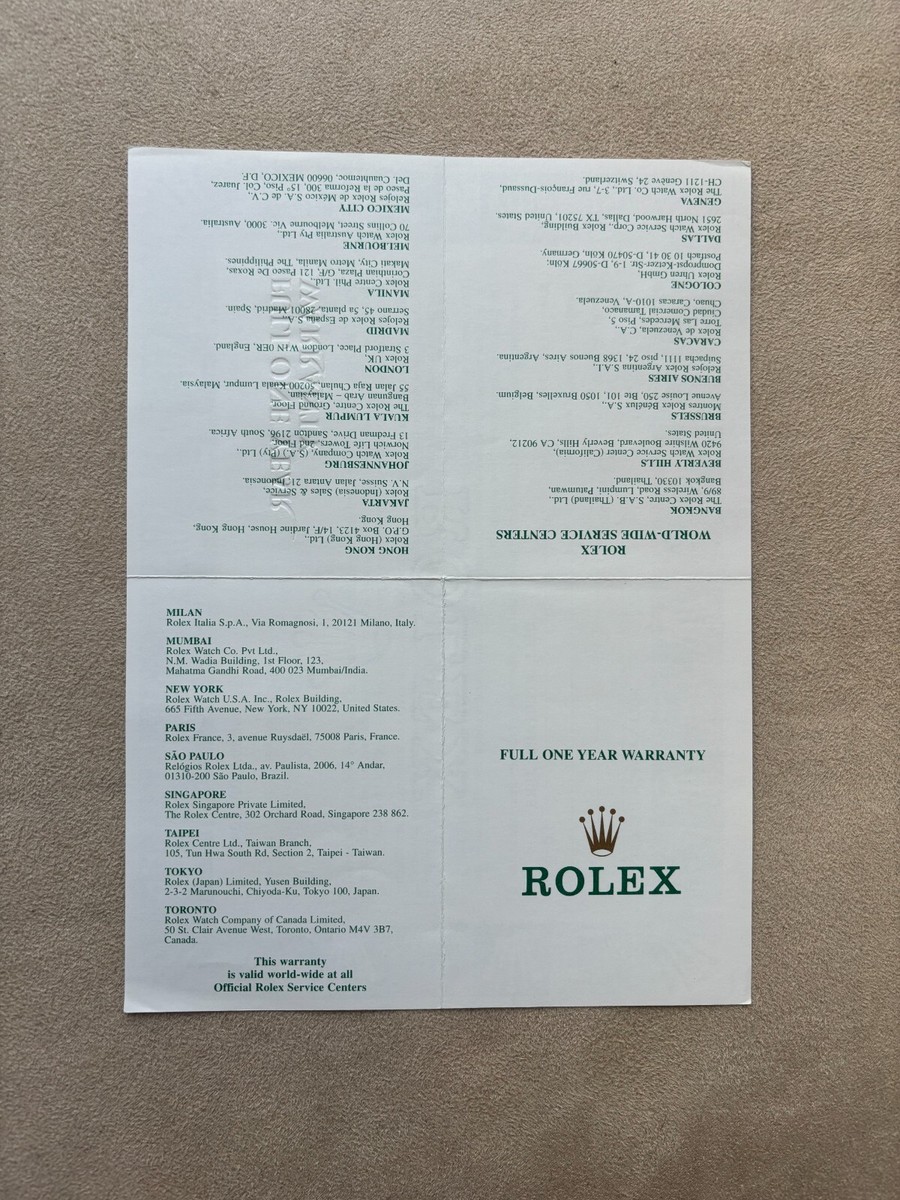 Vintage Collectible Rolex Datejust Watch No Name + Date Paperwork