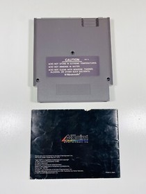 TIGER HELI -- Juego Original NES Nintendo + MANUAL DE INSTRUCCIONES FOLLETO