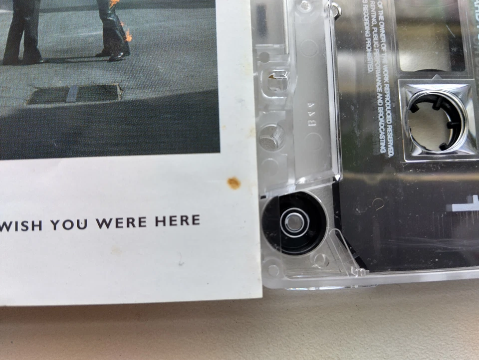PINK FLOYD - WISH YOU WERE HERE (EMI TCEMD1062) 1994 EUROPE CASSETTE REMASTERED - Image 2 of 4