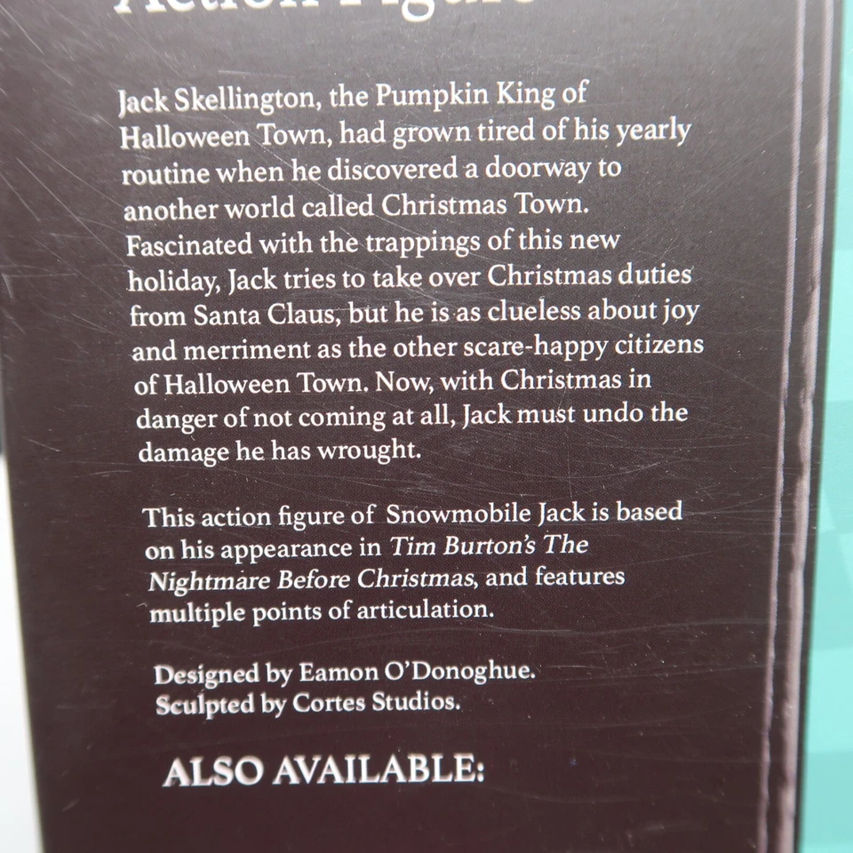 Lote de figuras Pesadilla antes de Navidad Zeldaborn Zero moto de nieve Jack Disney Foto 3 de 4