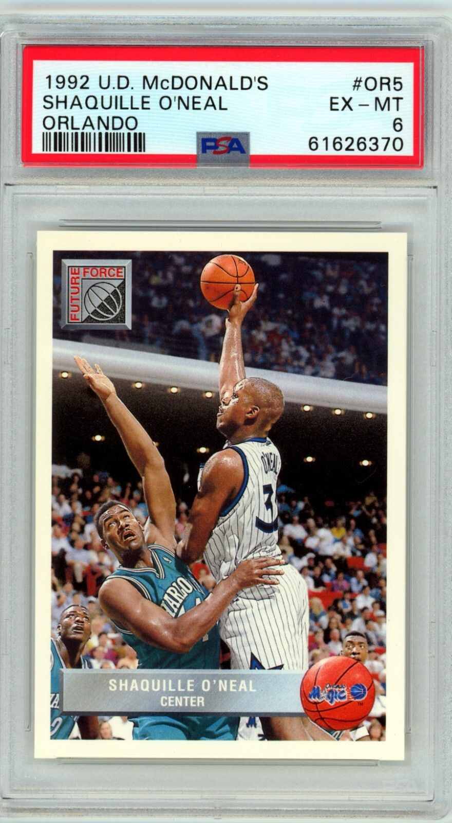 1992 Upper Deck McDonald's Shaquille O'Neal #OR5 Rookie Card PSA 6 Ex-Mint  | eBay