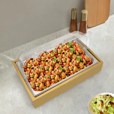 Ice Food Serving Display Tray with Lid – Keep Your Dishes Fresh & Chilled
