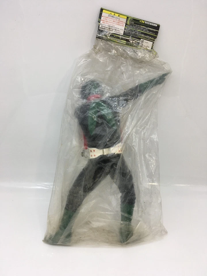 Kamen Rider V3 big size soft vinyl 14.5" figure Banpresto Old Stock New 2002 - Image 4 of 4