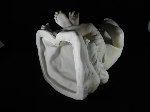 GRAND BISCUIT ENFANT ASSIS EN PORCELAINE SCULPTEUR HENRI HONORÉ PLÉ 1853-1922 - Picture 12 of 12
