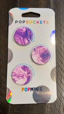 PopSockets PopMinis Mini Grips for Phones Tablets Purple Nucolor