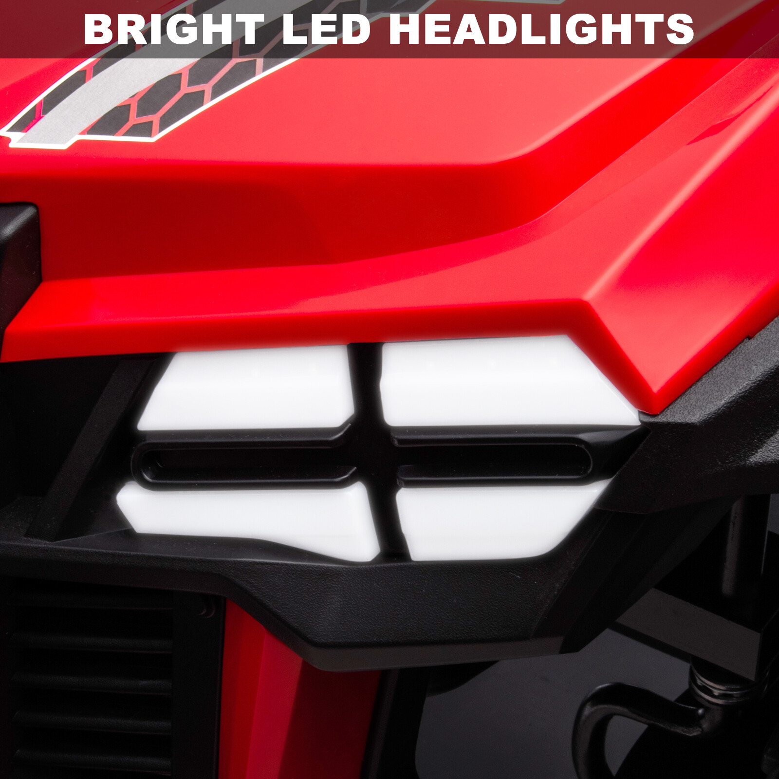 ZEOPHOL 24V Kids Ride On Car UTV Truck 4WD 2-Seater Electric 80W*4 Off-Road Car