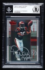 BAS 2000 Upper Deck Ultimate Victory Rookie /2000 Peter Warrick Authentic 3c7