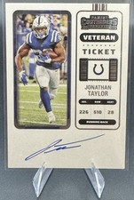 2022 Panini Contenders - Veteran Ticket Autographs Jonathan Taylor #CTA-13 (AU)