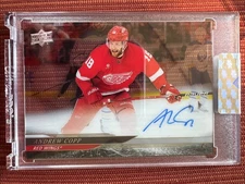 2024-25 Upper Deck Clear Cut ANDREW COPP Veteran Auto Red Wings #CC-AC