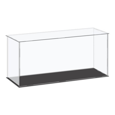 Meccanixity Acrylic Display Case Plastic Cube Storage Clear Small Assemble