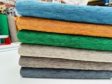 Tessuto tappezzeria ciniglia divani letto tinta unita arredo casa materiale...