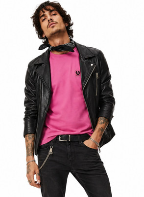 BELSTAFF T-Shirt London Retro Phoenix Patch Iconic Tee Cotton Regular Cut M