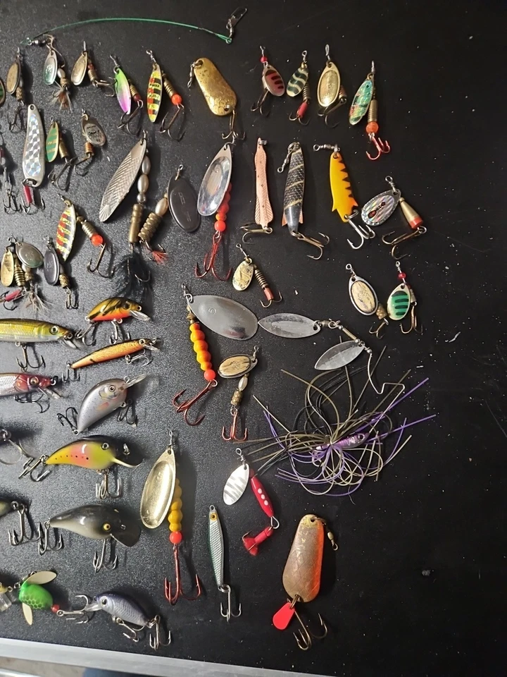 69 Wobbler Spinner Blinker Rarität Selten Mepps Sammler Hecht Zander Wels Vibrax - Bild 4 von 4