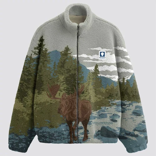 Men's Moose High Pile Fleece Jacket video thumbnail